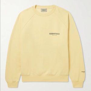 Fear of God Essentials Logo-Print Cotton-Blend Jersey Sweatshirt